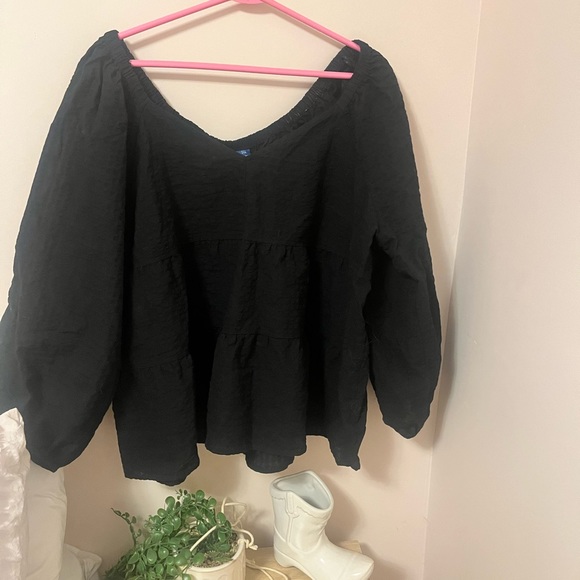 Old Navy Tiered Plus Size Shirt NWT - Picture 4 of 5